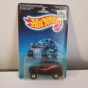 1986 Hot Wheel Baja Breaker Van Black With Red Decal Unopened